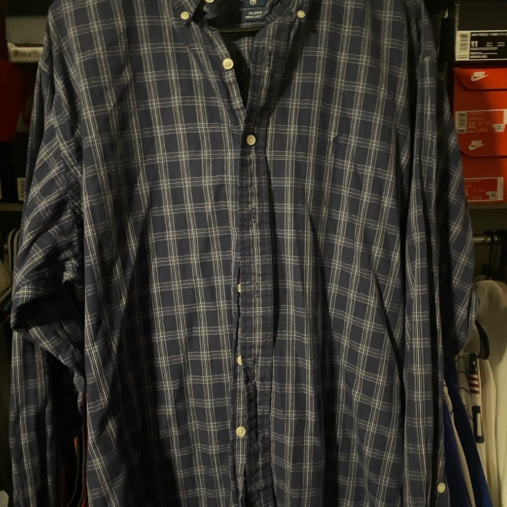 Polo by Ralph Lauren Blue Casual Button Down Shirt
